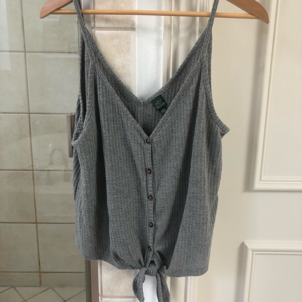 Wild Fable waffle knit sleeveless summer crop